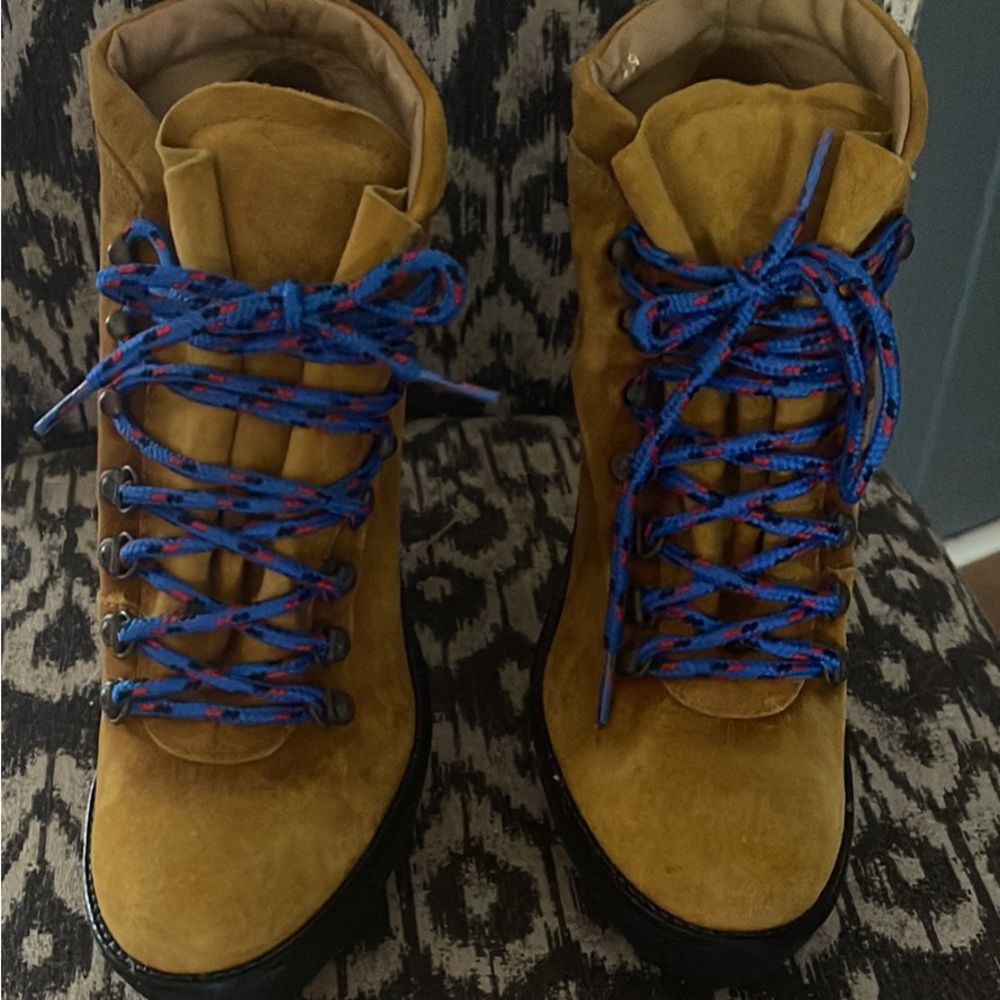 Ralph Lauren healed booties.